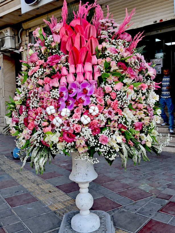 جام گل هدیه لاکچری طبیعی (کد01)